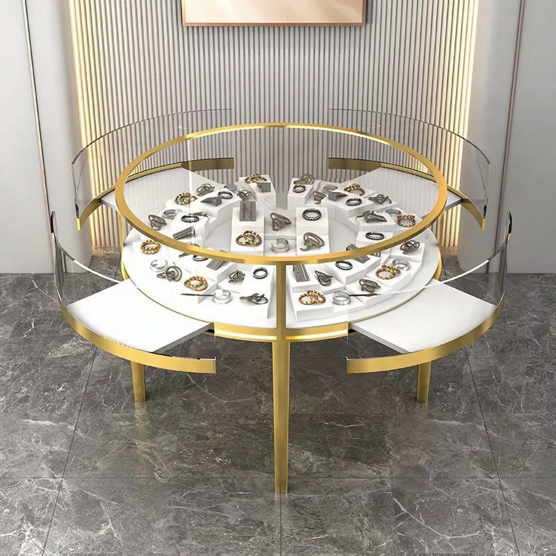 Il design innovativo guida la tendenza, il tavolo da esposizione per gioielli ha un aspetto sorprendente
