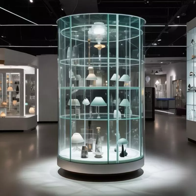 Ciò che rende le vetrine con illuminazione rotante in vetro la soluzione ideale per esporre i tuoi prodotti