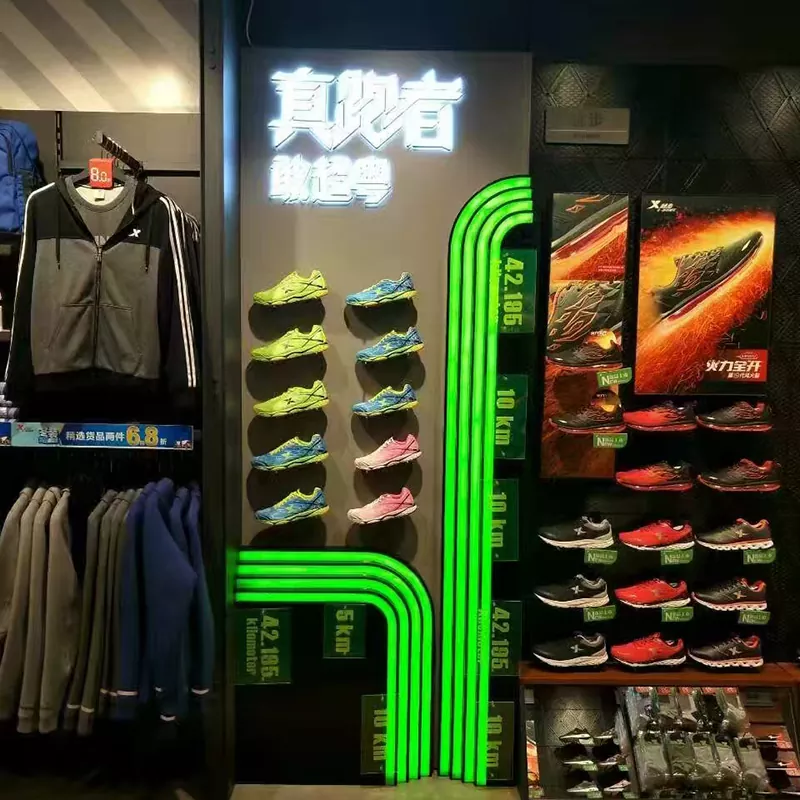 Display per finestre per il fitness sportivo maschile