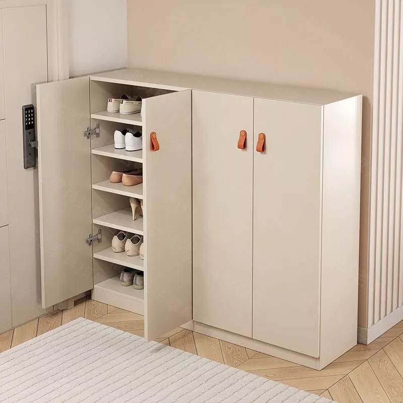 Scarpiera Autoportante Impilabile - Armadio Per Scarpe Con Apertura Frontale, Visibile, 121x40x36 Cm, Capacità 50 Kg, Materiale PP+PET+ABS